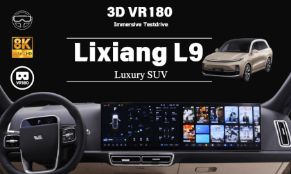 8K VR180 Lixiang L9 Luxury SUV Test Drive 理想L9 上路试驾