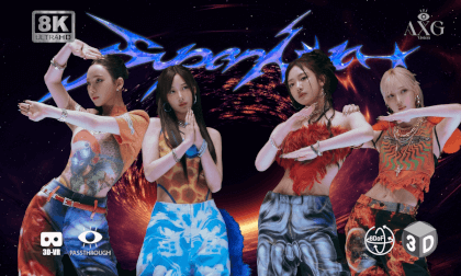 [8K 3DMR] Aespa Supernova dance AR Passthrough for Quest MR