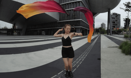 Veil Poi Dancer Albi  Taipei Performance Art Center VR Video Veil Poi Dancer Albi  Taipei Performance Art Center VR