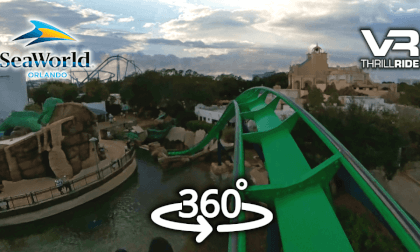 VR Epic Roller Coaster 360 KRAKEN SeaWorld Orlando on-ride POV VR Epic Roller Coaster 360 KRAKEN SeaWorld Orlando on-ride POV