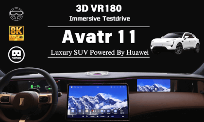 [8K VR180 POV Drive] Chang'an Huawei Avatr 11 Luxury SUV 长安华为阿维塔11豪华SUV上路试驾