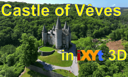 Castle of Vêves, Wallonia, Belgium in iXYt 3D video for VR