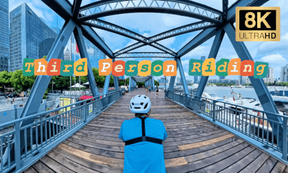 Cycling on Pudong Greenway in Shanghai VR Video Cycling on Pudong Greenway in Shanghai VR