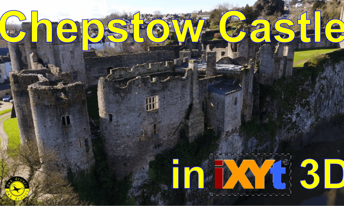Chepstow Castle, Monmouthshire, Wales in iXYt 3D video for VR