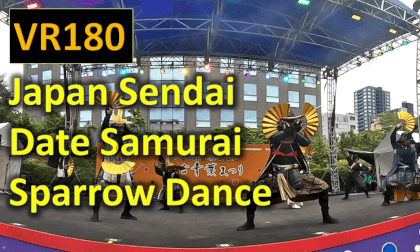 Japan Sendai Date Samurai Sparrow Dance VR Video Japan Sendai Date Samurai Sparrow Dance VR