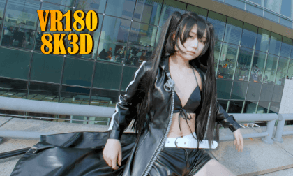 BLACK☆ROCK SHOOTER Cosplay, ブラック★ロックシューター, 黑岩射手 VR Video BLACK☆ROCK SHOOTER Cosplay, ブラック★ロックシューター, 黑岩射手 VR