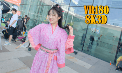 Beautiful Chinese girl wearing Hanfu VR Video Beautiful Chinese girl wearing Hanfu VR