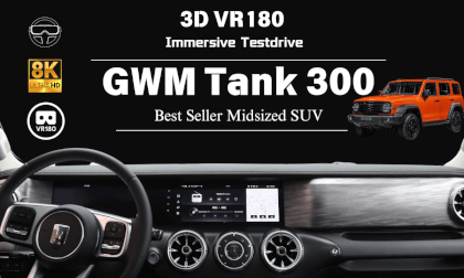 [8K VR180 POV Drive] GWM TANK300 China's best seller midsized SUV 长城坦克300SUV上路试驾