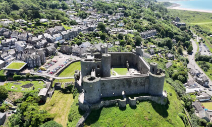 Harlech Castle Fly By Harlech Castle Fly By