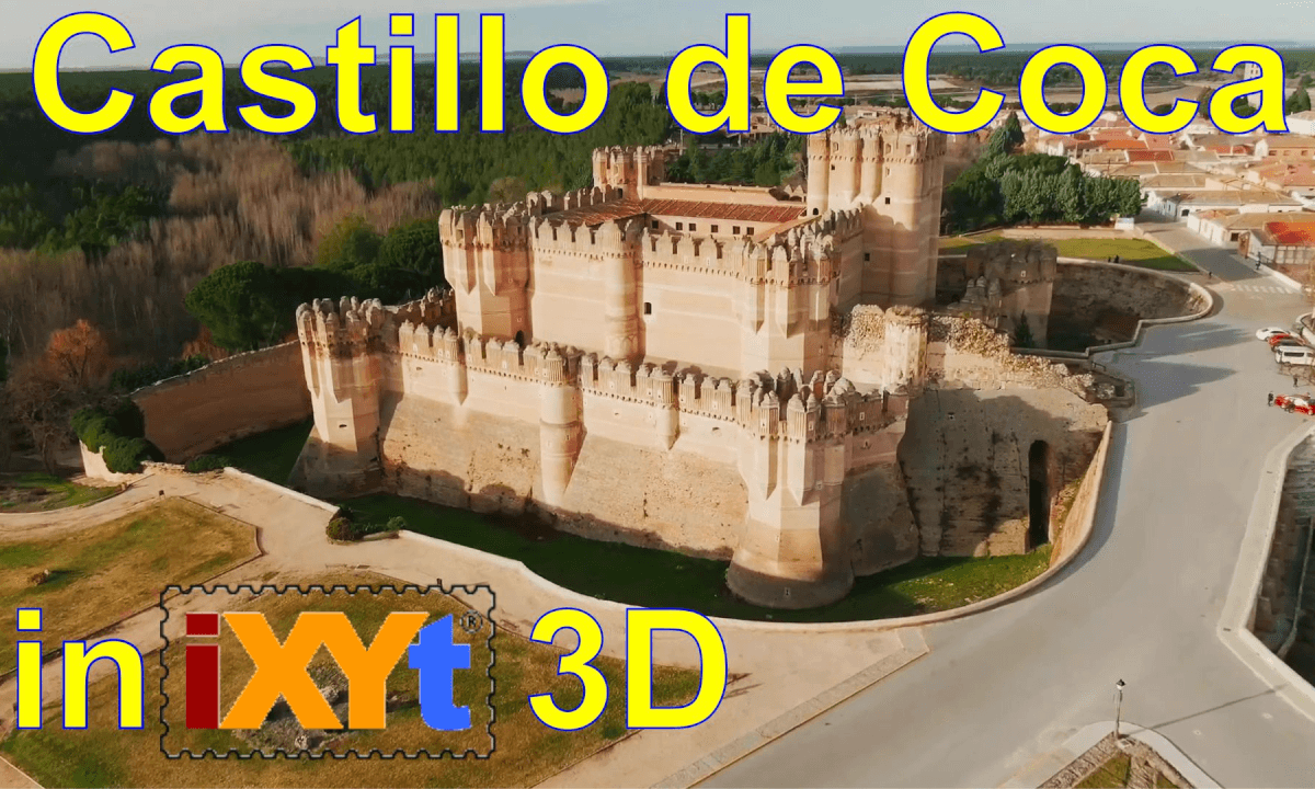 Coca Castle, Segovia, Spain in iXYt 3D video for VR