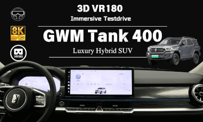 [8K VR180 POV Drive] GWM TANK 400 Luxury Hybrid SUV Testdrive 长城坦克400 SUV上路试驾