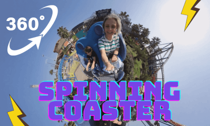 Spinning Coaster - Tema Park - 360 VR Video Spinning Coaster - Tema Park - 360 VR Video