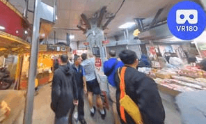 Taichung 2nd.Traditional Market 台中市第二市場. VR180 Virtual Experience