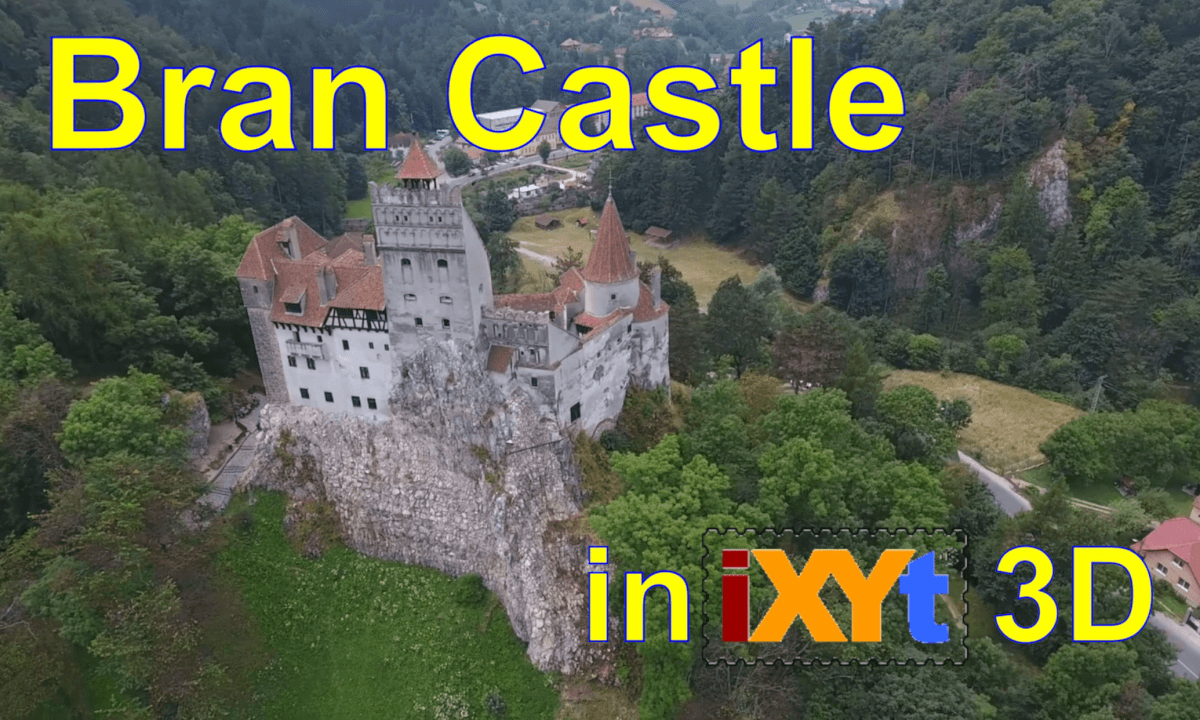 Bran or Dracula's Castle, Transylvania, Romania in iXYt 3D video for VR