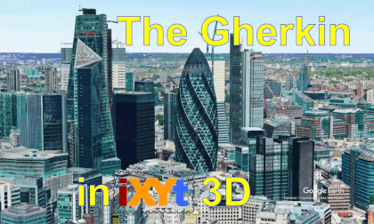 The Gherkin, new angle, City, London in iXYt 3D side-by-side video for VR The Gherkin, new angle, City, London in iXYt 3D side-by-side video for VR