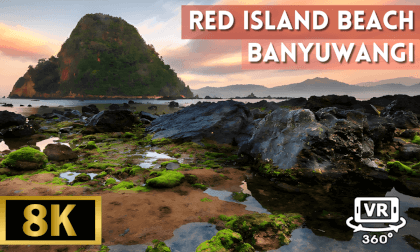 Red Island Beach, Banyuwangi, Indonesia VR Video Red Island Beach, Banyuwangi, Indonesia VR