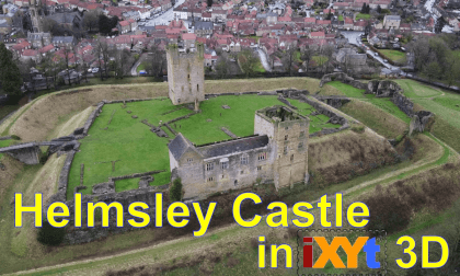 Helmsley Castle (aka Hamlake), North Yorkshire, England in iXYt 3D video for VR Helmsley Castle (aka Hamlake), North Yorkshire, England in iXYt 3D video for VR