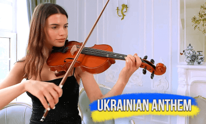 Learning the violin - Ukrainian Anthem Learning the violin - Ukrainian Anthem