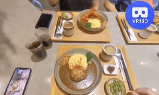 Hamburger Curry Omelette Rice @熬匠 — 咖哩專門. VR180 Virtual Tasting
