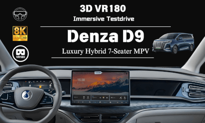 [8K VR180 POV Drive] Denza D9 Luxury Hybrid 7-Seater MPV Testdrive 腾势D9顶配版沉浸式试驾