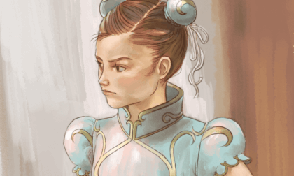 Chun-Li (Street Fighter girl) drawing timelapse