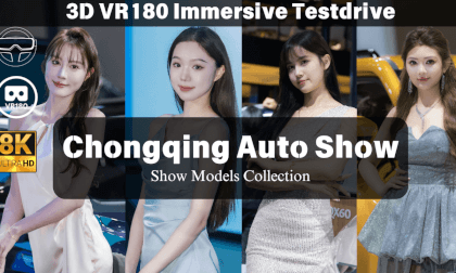 [8K VR180] Chongqing Auto Show Vlog #2 : Car Show Models Collection