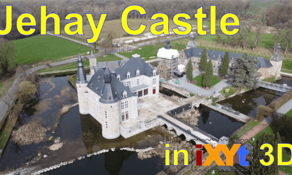 Jehay or Jehay-Bodegnée Castle, Liège, Wallonia, Belgium  in iXYt 3D video for VR Jehay or Jehay-Bodegnée Castle, Liège, Wallonia, Belgium  in iXYt 3D video for VR