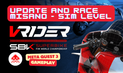 (3D POV Gameplay + Update!) VRider SBK Misano Sim Level Race (Zoom to 1.5!) (3D POV Gameplay + Update!) VRider SBK Misano Sim Level Race (Zoom to 1.5!)