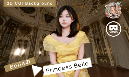 【VR180 AR CGI Backround】Belle‘s Cosplay #02 Princess Belle in Beauty and Beast | 美女与野兽中的贝尔公主 VR Video 【VR180 AR CGI Backround】Belle‘s Cosplay #02 Princess Belle in Beauty and Beast | 美女与野兽中的贝尔公主 VR