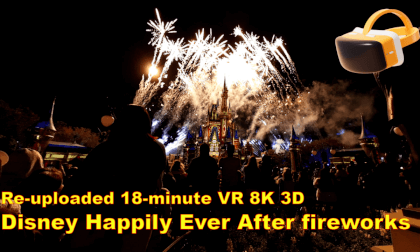 Disney in VR : Happily Ever After fireworks VR Video Disney in VR : Happily Ever After fireworks VR