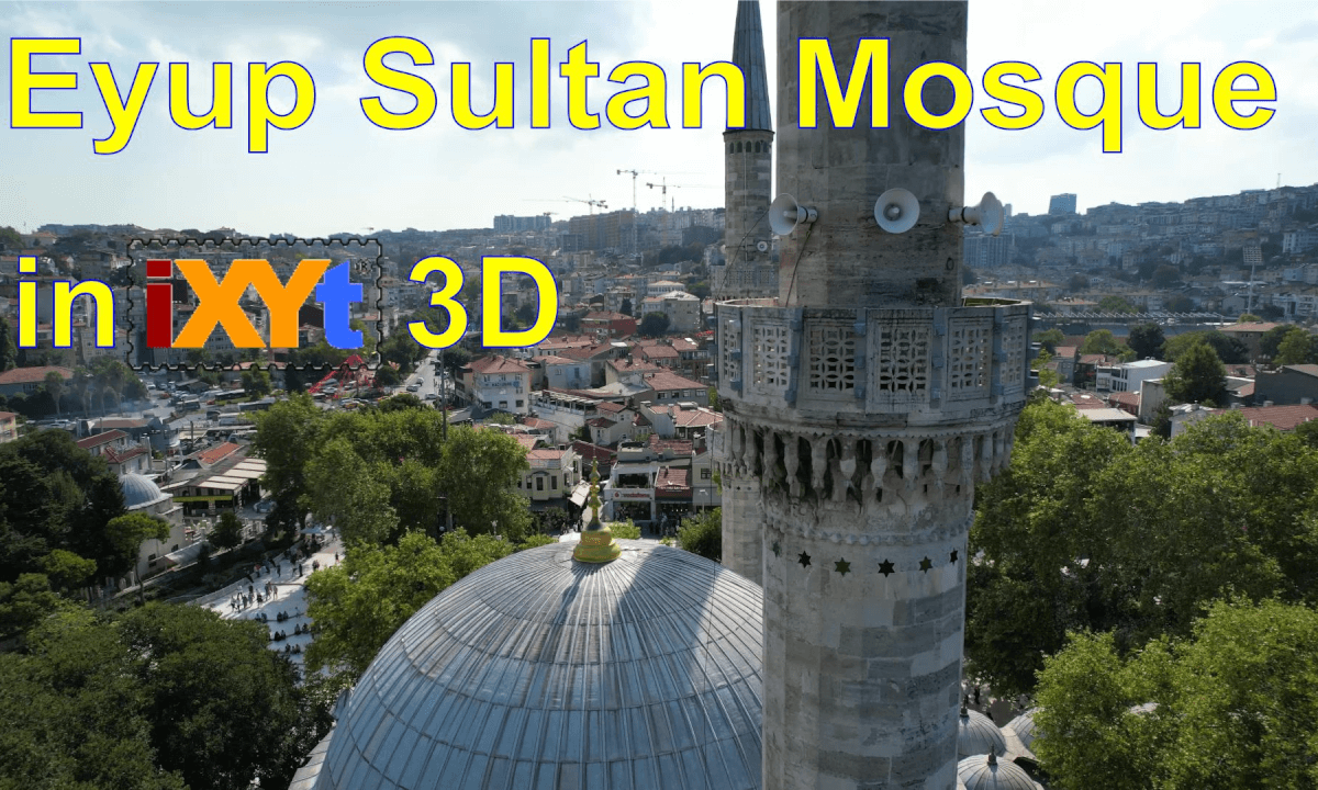 Eyüp Sultan Mosque, Istanbul, Turkey in iXYt 3D video for VR