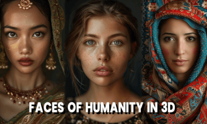 Faces of Humanity in 3D - Experimental AI 3D VR Video Faces of Humanity in 3D - Experimental AI 3D VR