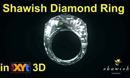 The first all-diamond ring in side-by-side iXYt 3D video for VR The first all-diamond ring in side-by-side iXYt 3D video for VR
