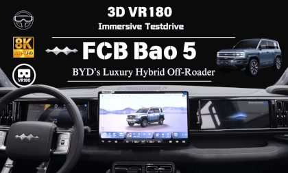 [8K VR180 POV Drive] Fangchengbao Bao 5 BYD's Luxury Hybrid Off-Roader Testdrive 方程豹豹5沉浸式试驾