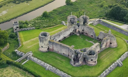 Rhuddlan castle 180 VR Video Rhuddlan castle 180 VR