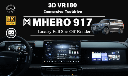 [8K VR180 POV Drive] Dongfeng MHERO 917 Luxury Full Size Off-Roader Testdrive 东风猛士917豪华SUV沉浸式试驾