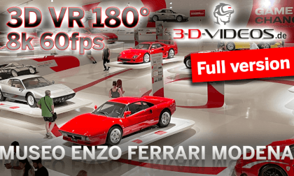 Museo Enzo Ferrari Modena 2023 - "Game Changers" - 8k 60 fps - FULL VERSION 9:05 VR Video Museo Enzo Ferrari Modena 2023 - "Game Changers" - 8k 60 fps - FULL VERSION 9:05 VR