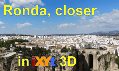 Ronda closer view, Málaga, Andalusia, Spain in red-cyan anaglyph iXYt 3D video VR Video Ronda closer view, Málaga, Andalusia, Spain in red-cyan anaglyph iXYt 3D video VR