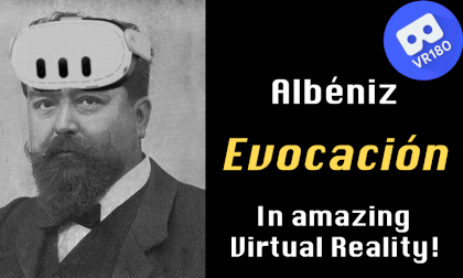 Albéniz -- Evocación (from Iberia). In amazing Virtual Reality [8K]