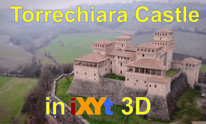 Torrechiara Castle, Parma, Italy in iXYt 3D video for VR Torrechiara Castle, Parma, Italy in iXYt 3D video for VR