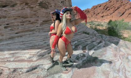 VR180 3D Las Vegas Models Photoshoot Venezuelan Girls in Red Rock Canyon VR Video VR180 3D Las Vegas Models Photoshoot Venezuelan Girls in Red Rock Canyon VR