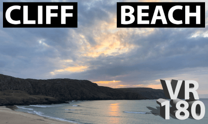 4K VR180 - Cliff Beach - Isle of Lewis, Scotland 4K VR180 - Cliff Beach - Isle of Lewis, Scotland