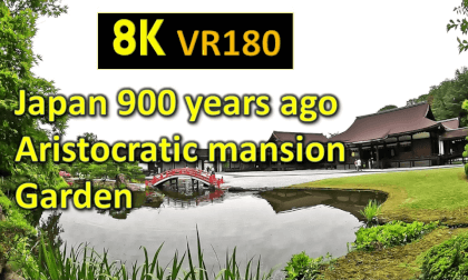 Japan 900 years ago  Aristocratic mansion Garden VR Video Japan 900 years ago  Aristocratic mansion Garden VR