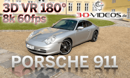 Porsche 911  Coupe Typ 996 FL - car-portrait - 3D VR180,  8k 60 fps VR Video Porsche 911  Coupe Typ 996 FL - car-portrait - 3D VR180,  8k 60 fps VR