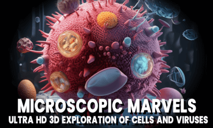 Microscopic Marvels: Ultra HD 3D Exploration of Cells and Viruses Microscopic Marvels: Ultra HD 3D Exploration of Cells and Viruses