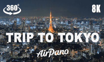 Trip to Tokyo, Japan. Aerial 360 video in 8K. VR Video Trip to Tokyo, Japan. Aerial 360 video in 8K. VR