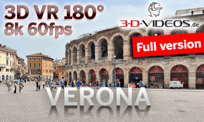 Verona - Sightseeing in the historic old town - Full version 5:37 - 3D VR180, 8k 60 fps VR Video Verona - Sightseeing in the historic old town - Full version 5:37 - 3D VR180, 8k 60 fps VR