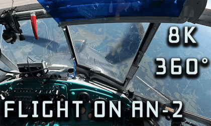 Flying in the cockpit of AN-2 aircraft VR Video Flying in the cockpit of AN-2 aircraft VR
