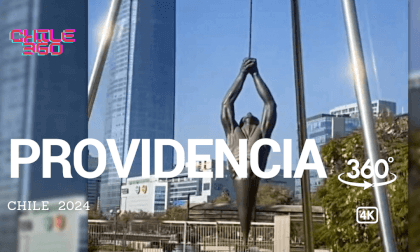 Caminando al parque de las esculturas Providencia - Santiago de Chile 2024 VR Video Caminando al parque de las esculturas Providencia - Santiago de Chile 2024 VR