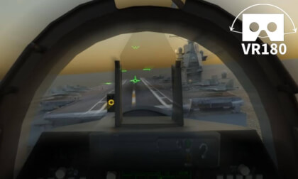 FA-18 Carrier Landing VR VR Video FA-18 Carrier Landing VR VR